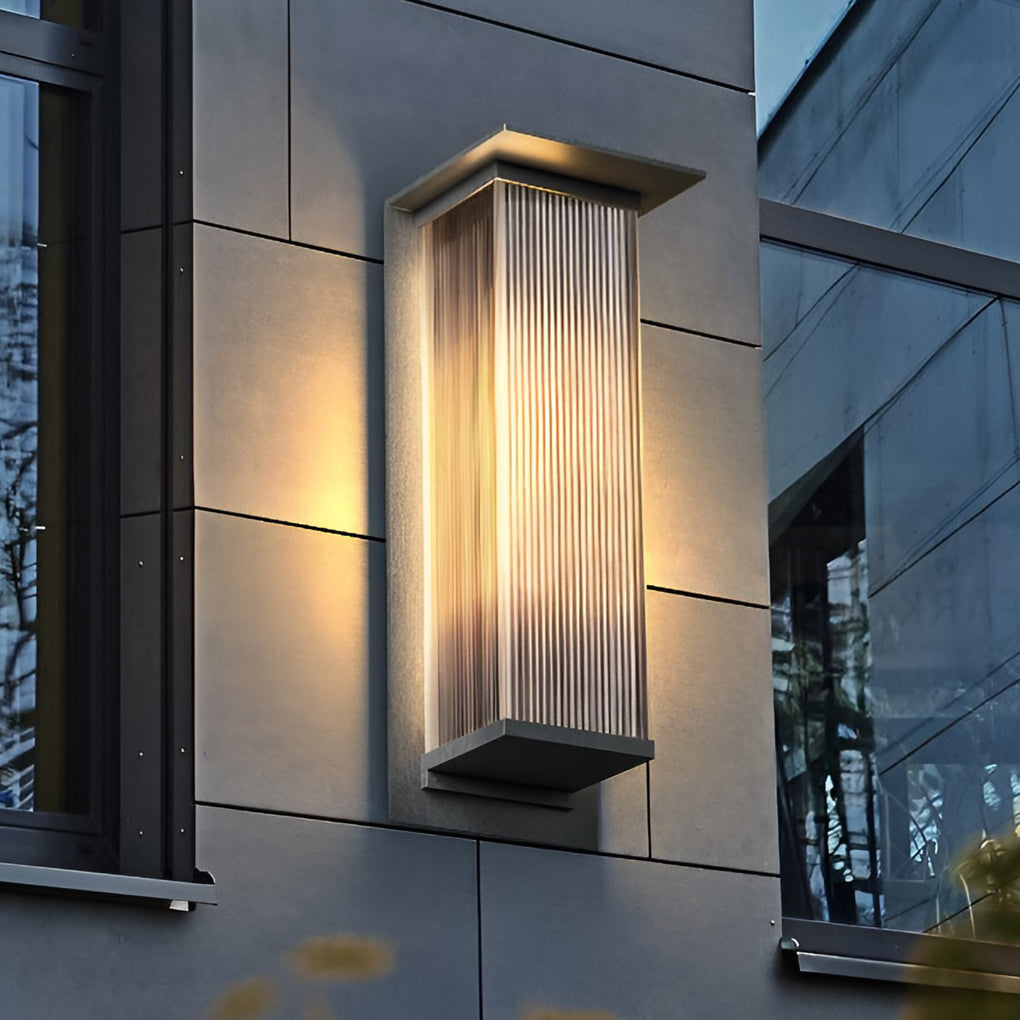 Box Waterproof LED 3w Contemporary Exterior Solar Wall Fixtures Lighting, Outdoor Wall Light, Metal, 20.1"