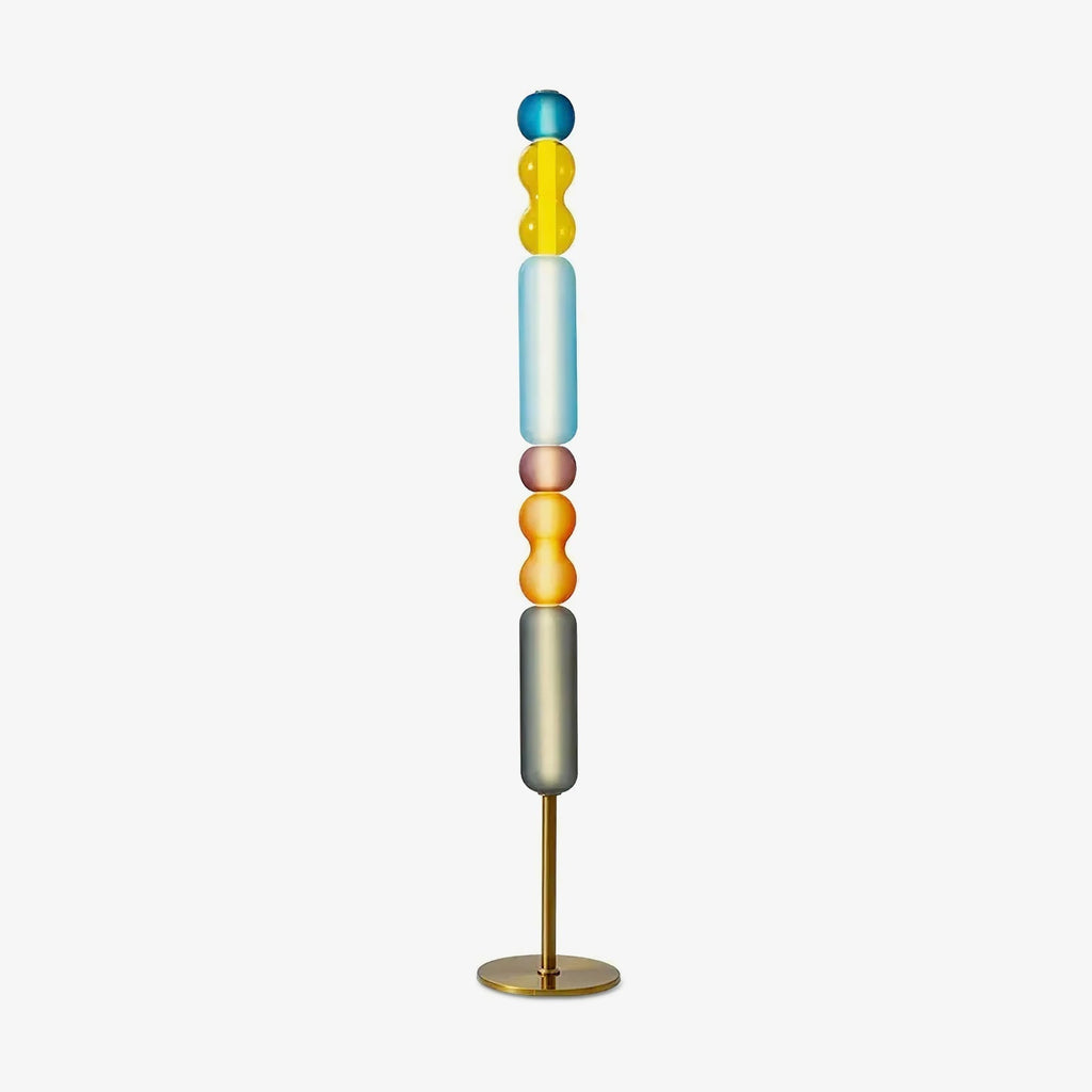 Wave Floor Light, Floor Lamp, Iron, ∅ 9.8″ x H 61″