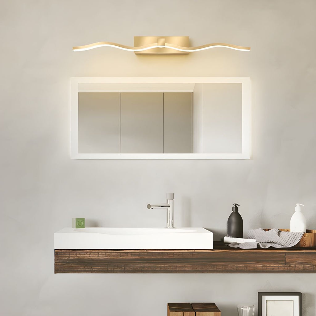 Waveform Linear Wall Light, Hardwired Wall Sconce, detail 9