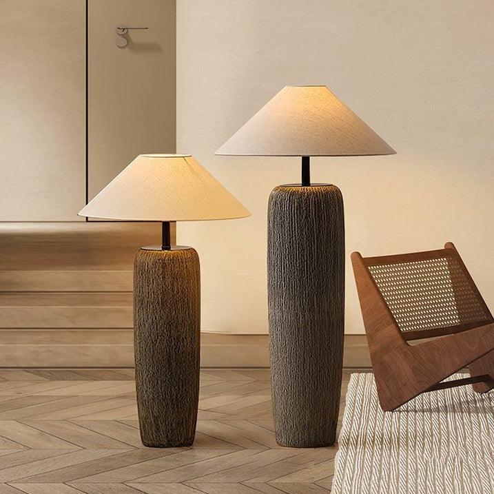 Weathered Wood Grain Floor Light, Floor Lamp, detail 2