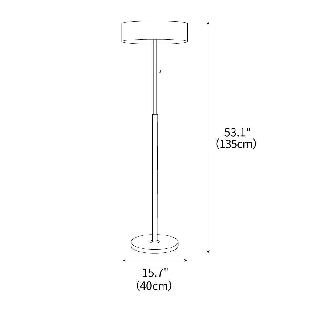 White Galaxy Floor Light 15.7", Floor Lamp, detail 3