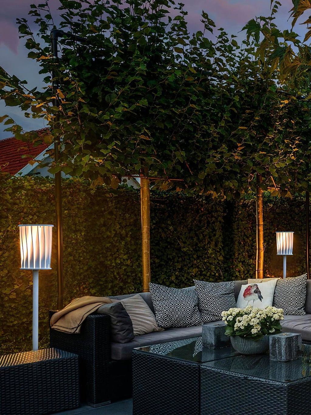White Column Exterior Light, Outdoor Wall Light, detail 10