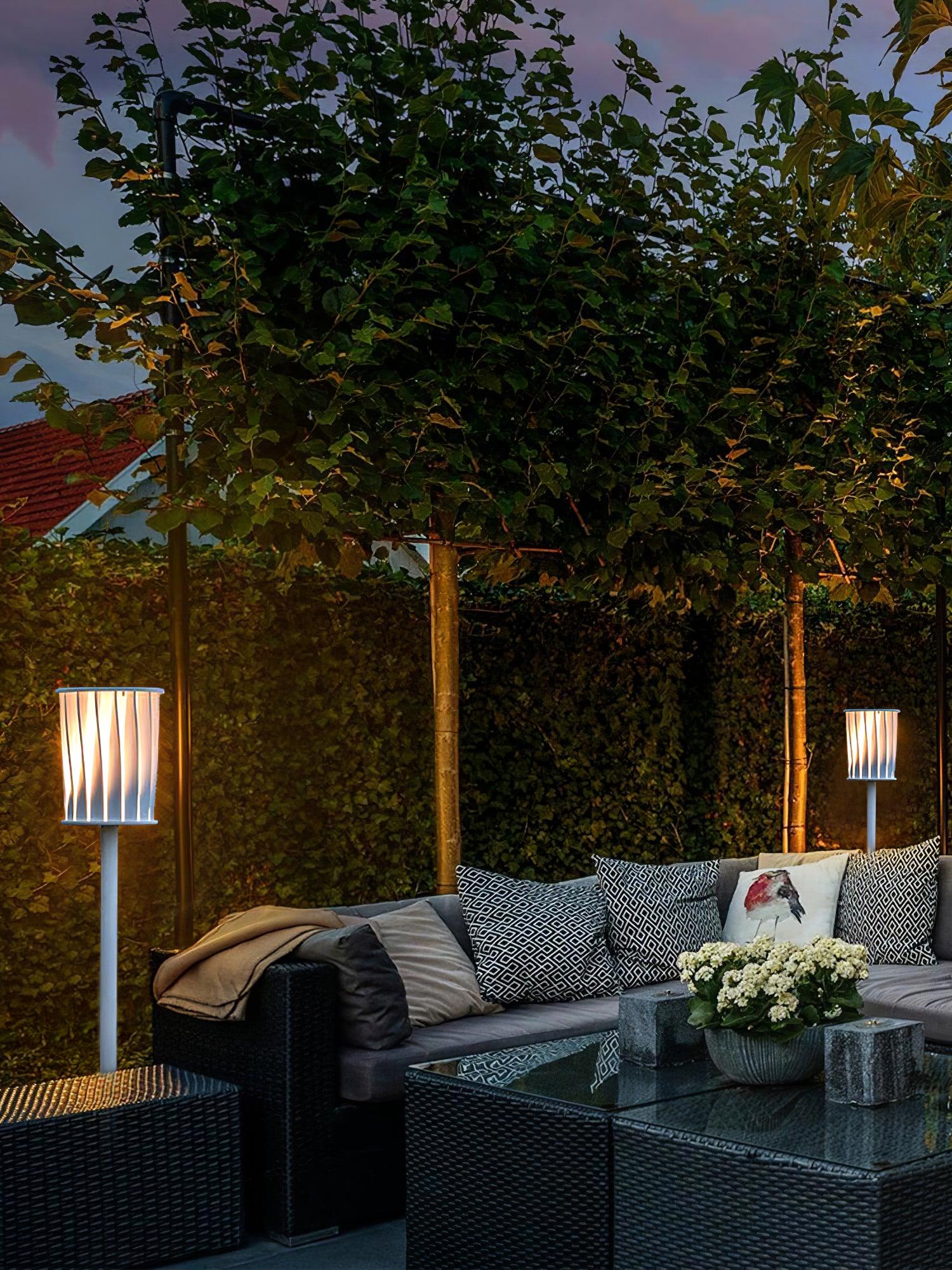 White Column Exterior Light, Outdoor Wall Light, detail 10