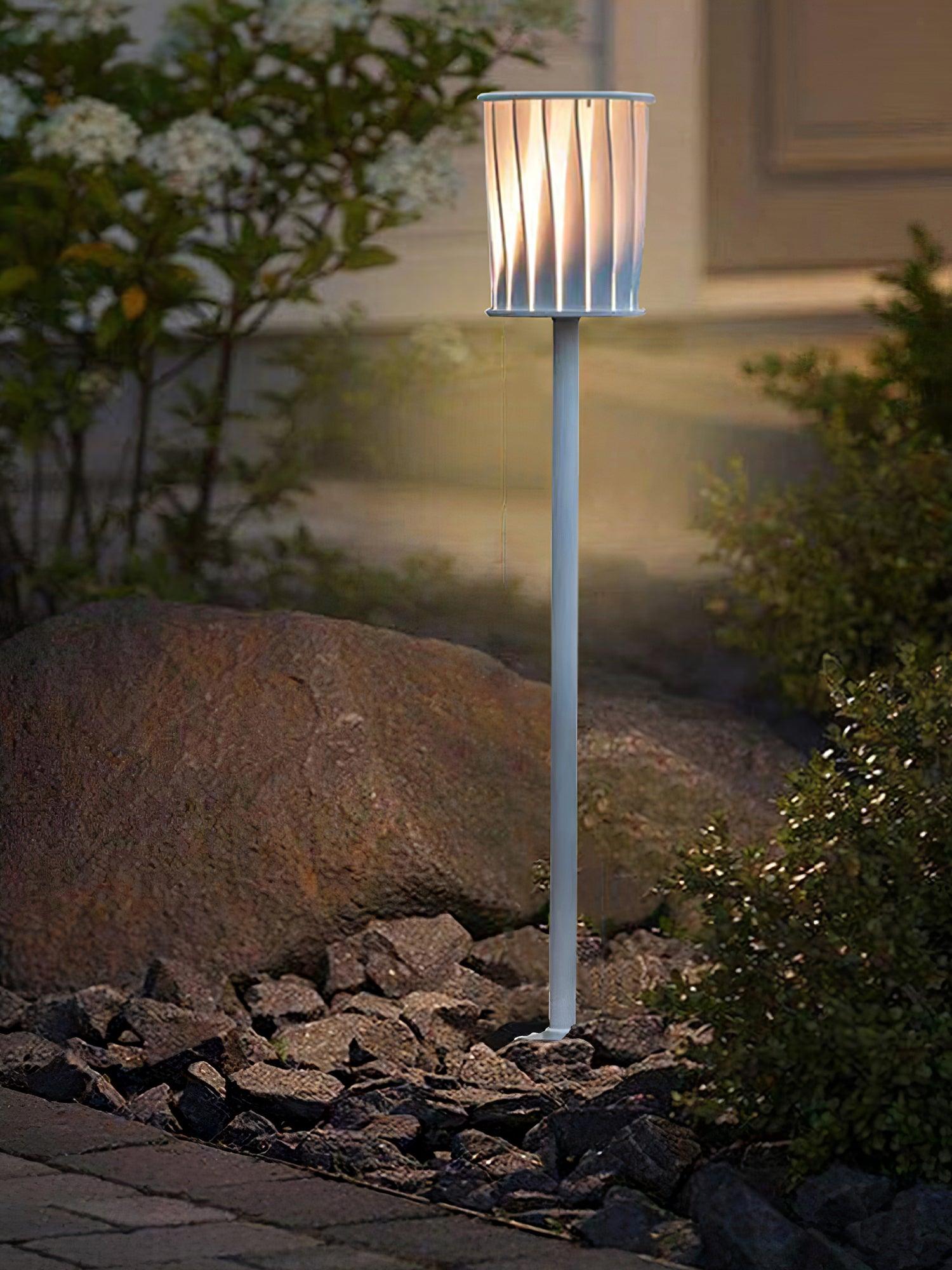 White Column Exterior Light, Outdoor Wall Light, detail 16
