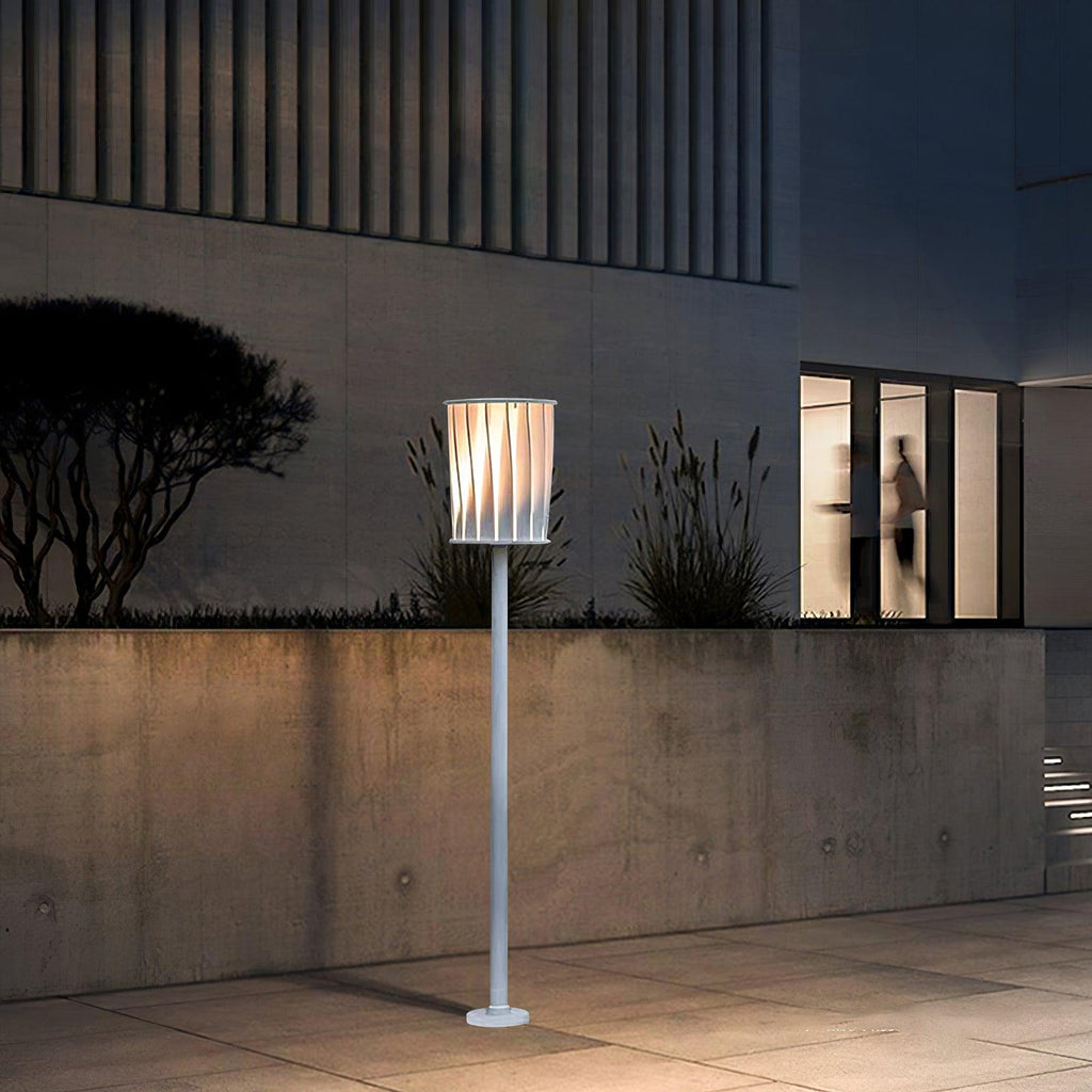 White Column Exterior Light, Outdoor Wall Light, detail 6