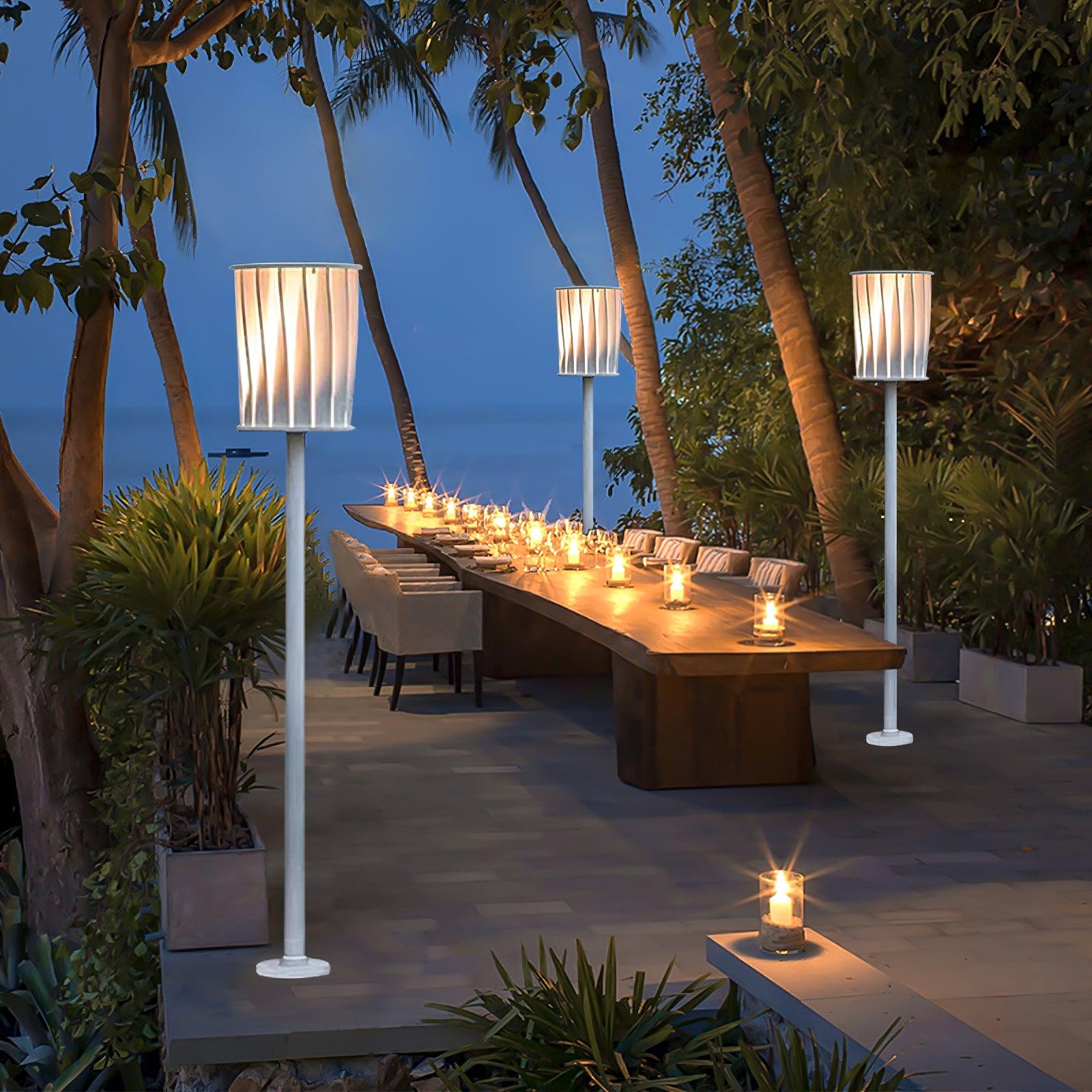 White Column Exterior Light, Outdoor Wall Light, detail 7