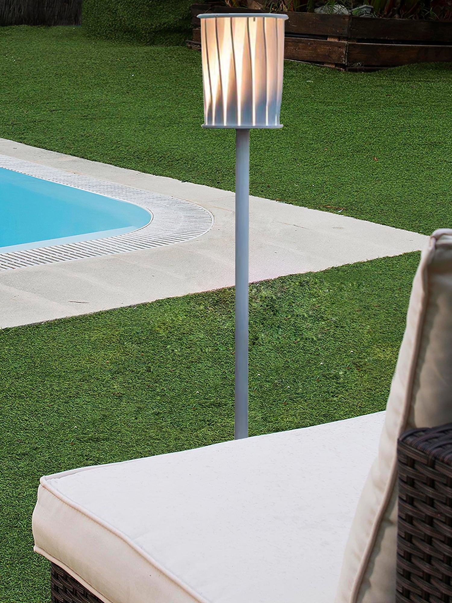 White Column Exterior Light, Outdoor Wall Light, detail 9