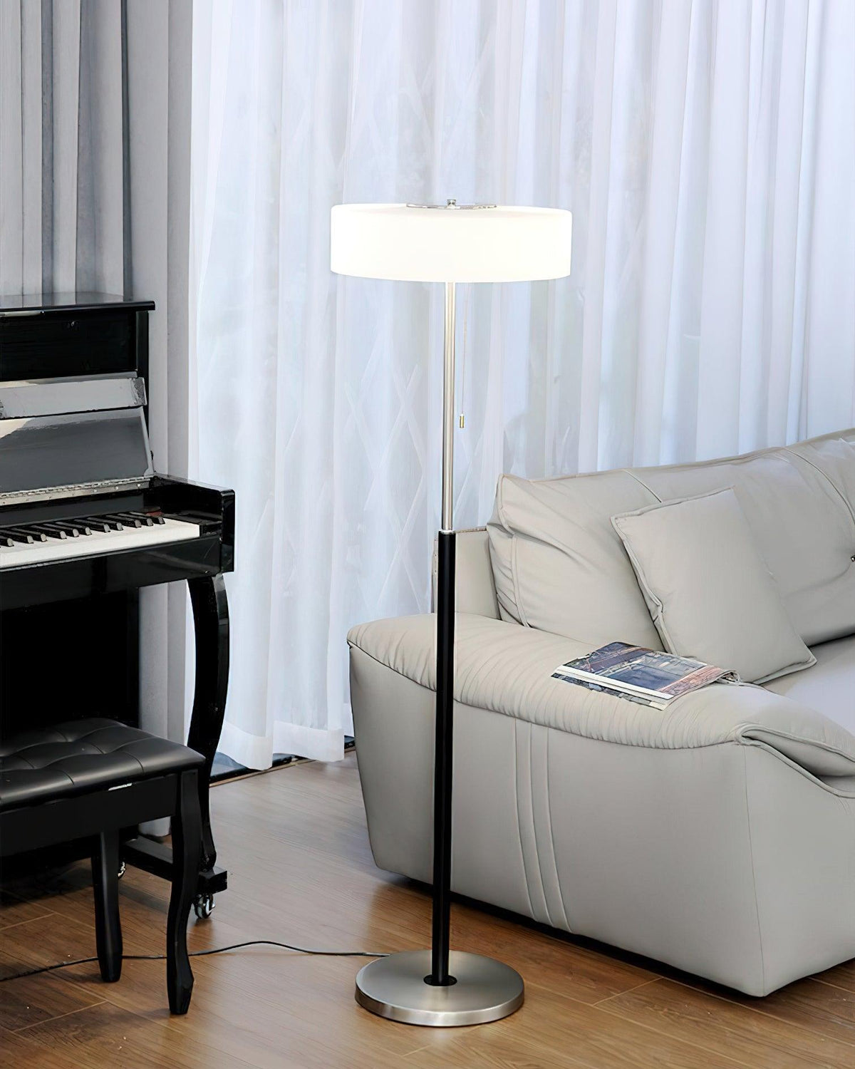 White Galaxy Floor Light 15.7", Floor Lamp, detail 12