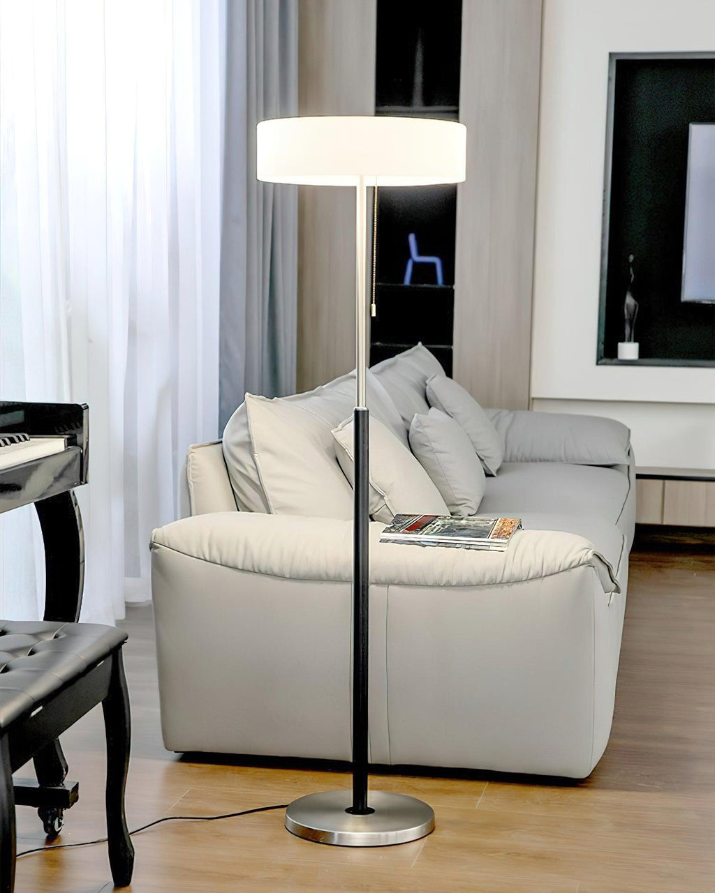 White Galaxy Floor Light 15.7", Floor Lamp, detail 13