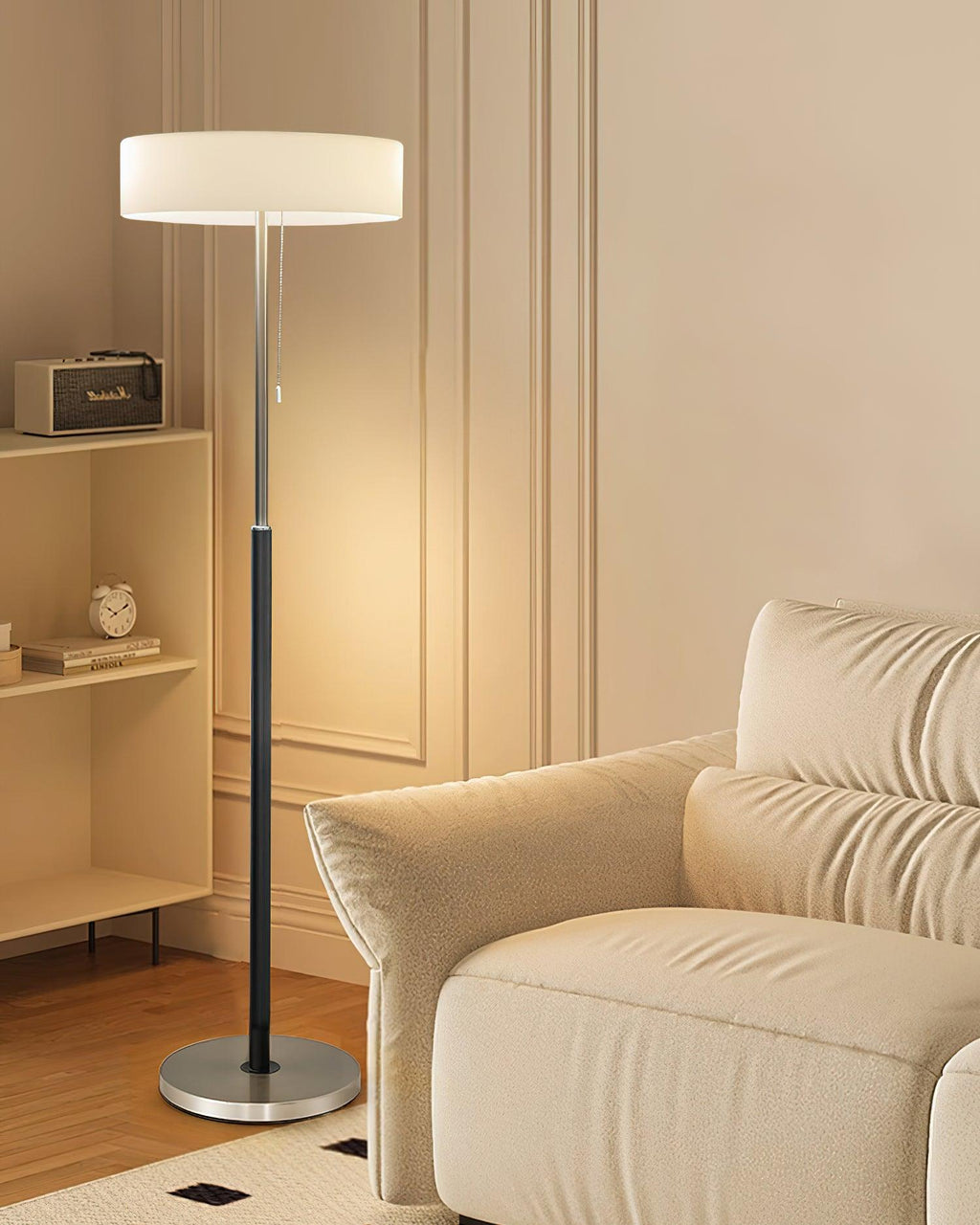 White Galaxy Floor Light 15.7", Floor Lamp, detail 14