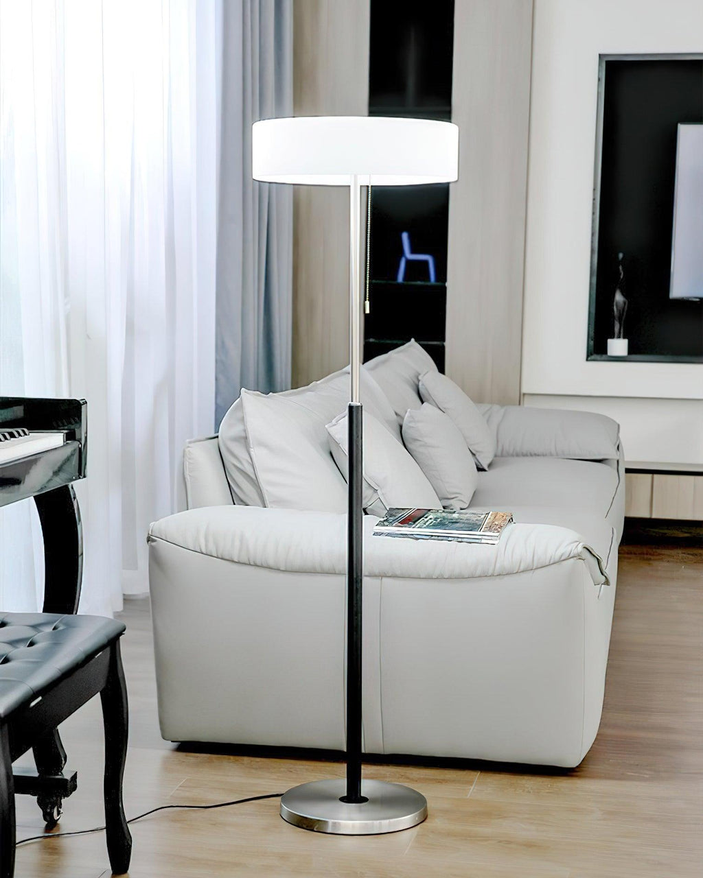 White Galaxy Floor Light 15.7", Floor Lamp, detail 7