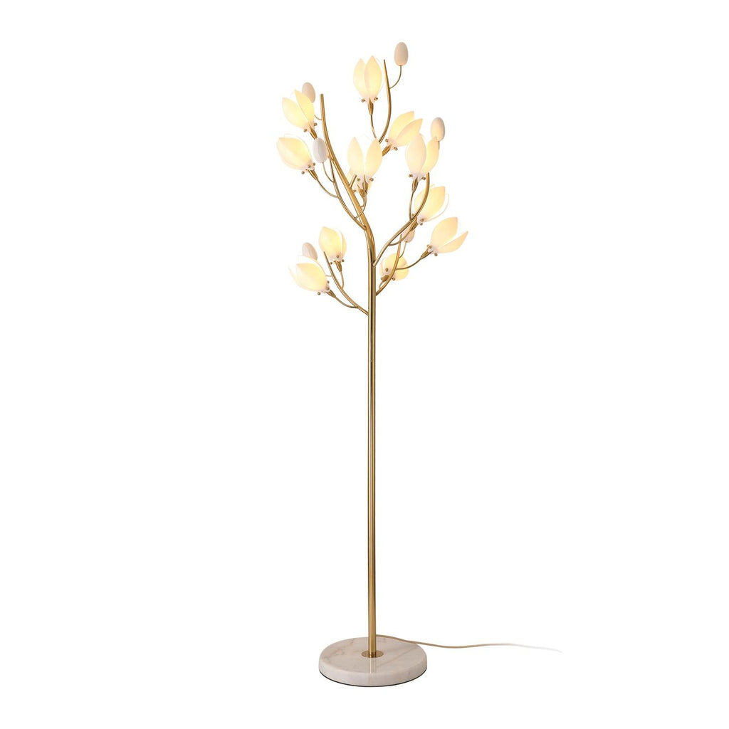 Porcelain Magnolia Floor Light, Floor Lamp, detail 12
