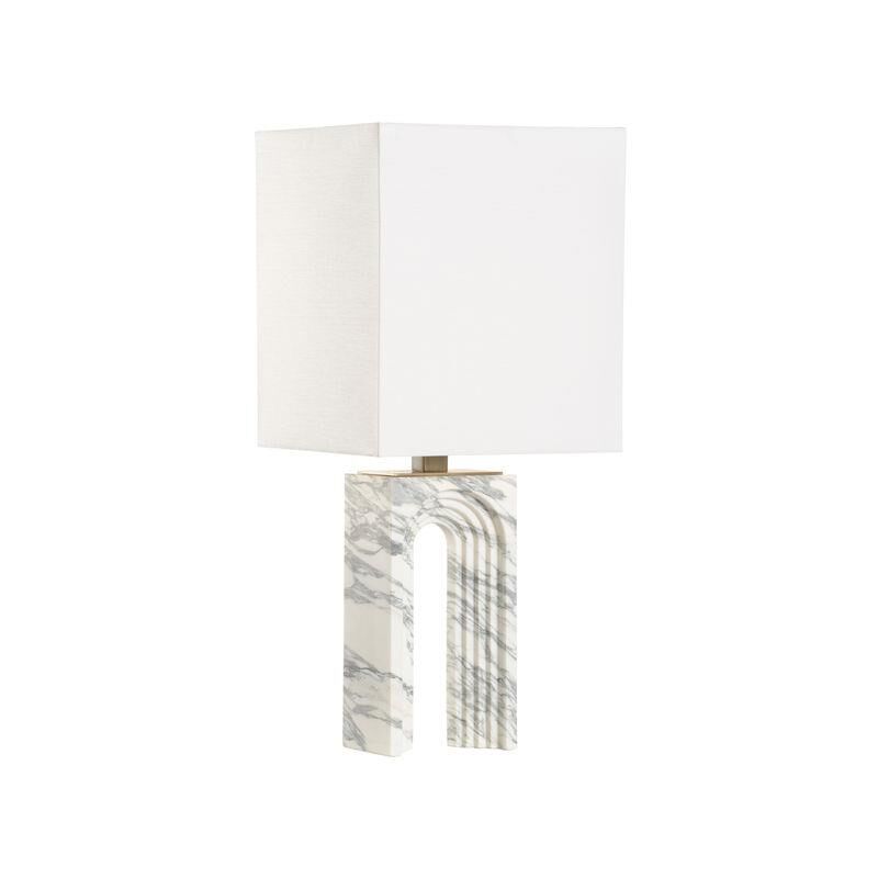 Curvature 17 Inch Table Light, Bedside Table Lamp, Height: 17.0 Inches