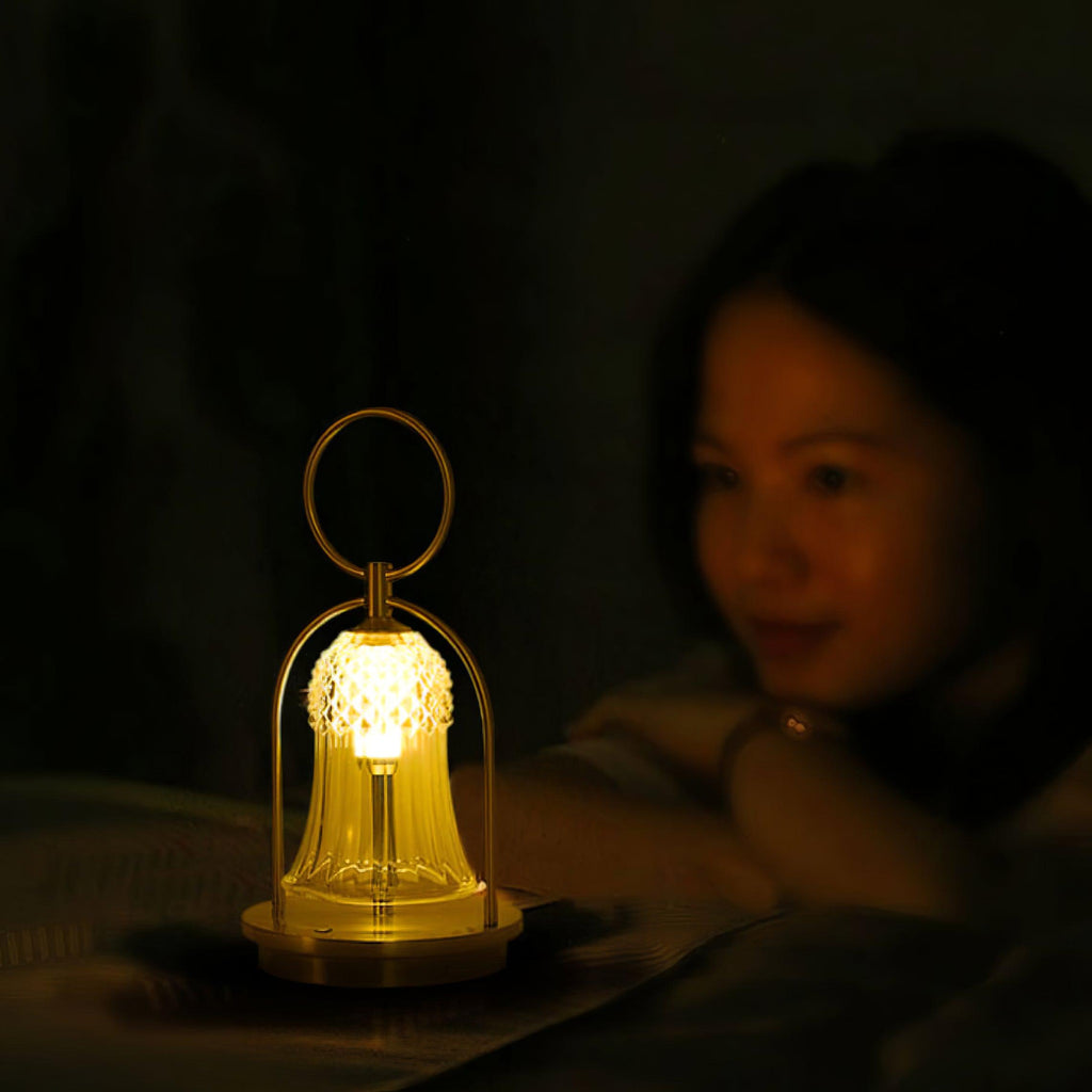 Wind Chime Portable Battery Table Light, Bedside Table Lamp, detail 8
