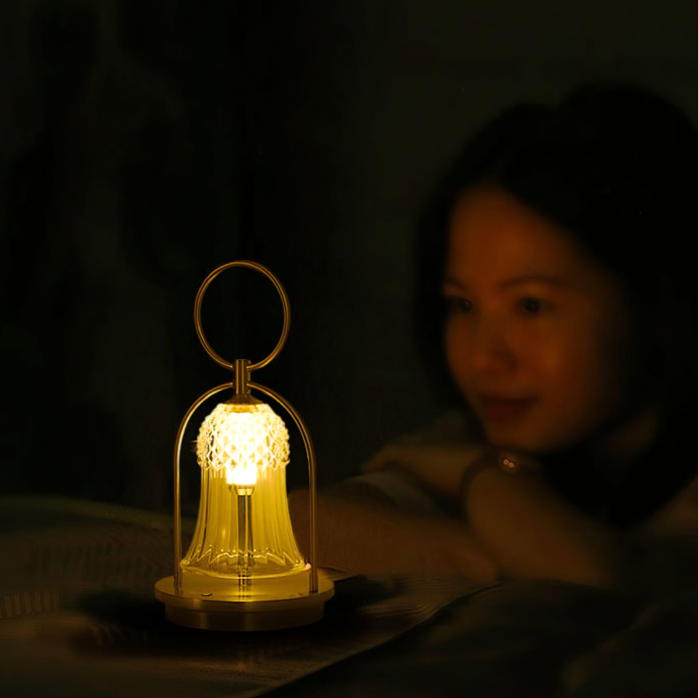 Wind Chime Portable Battery Table Light, Bedside Table Lamp, detail 8