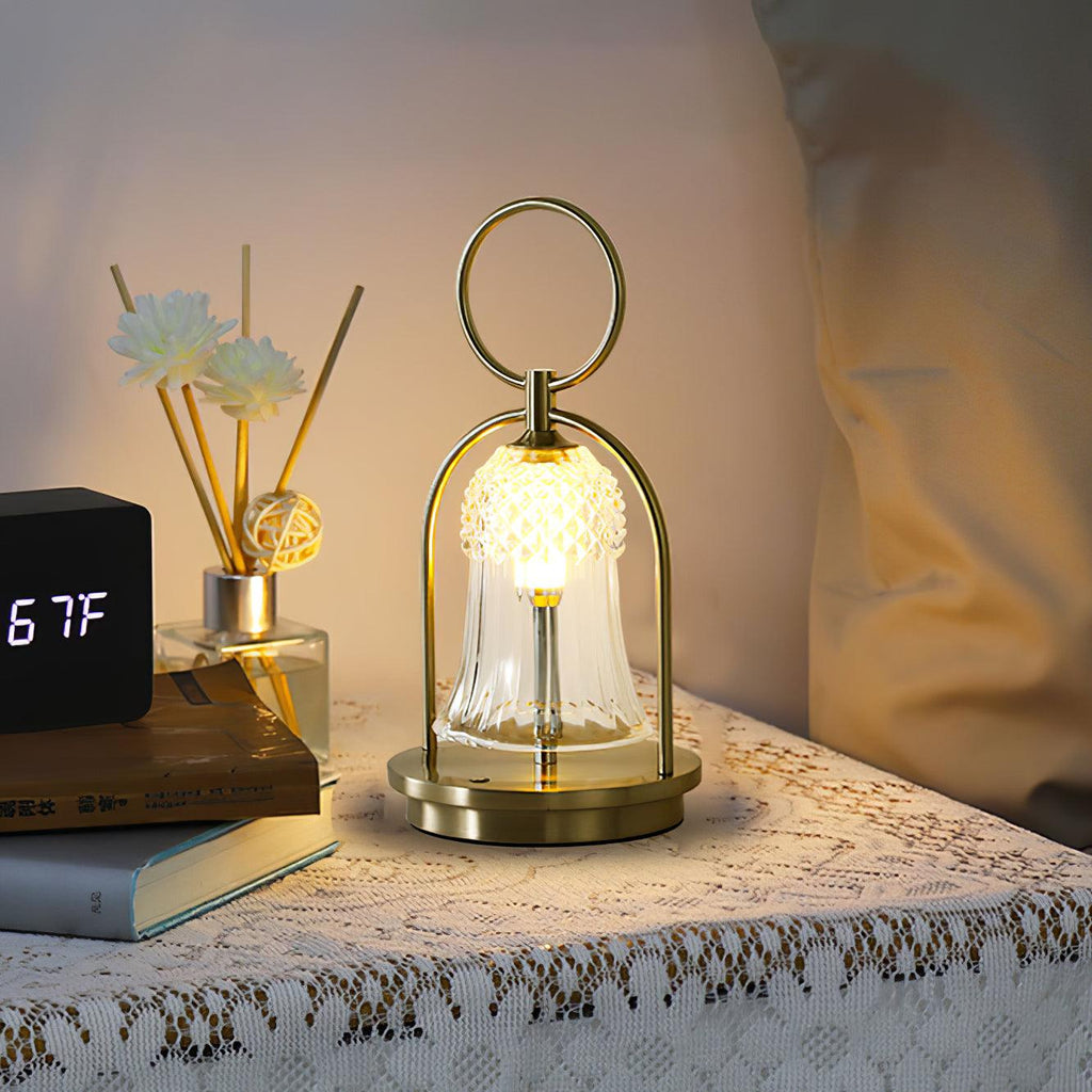 Wind Chime Portable Battery Table Light, Bedside Table Lamp, detail 7