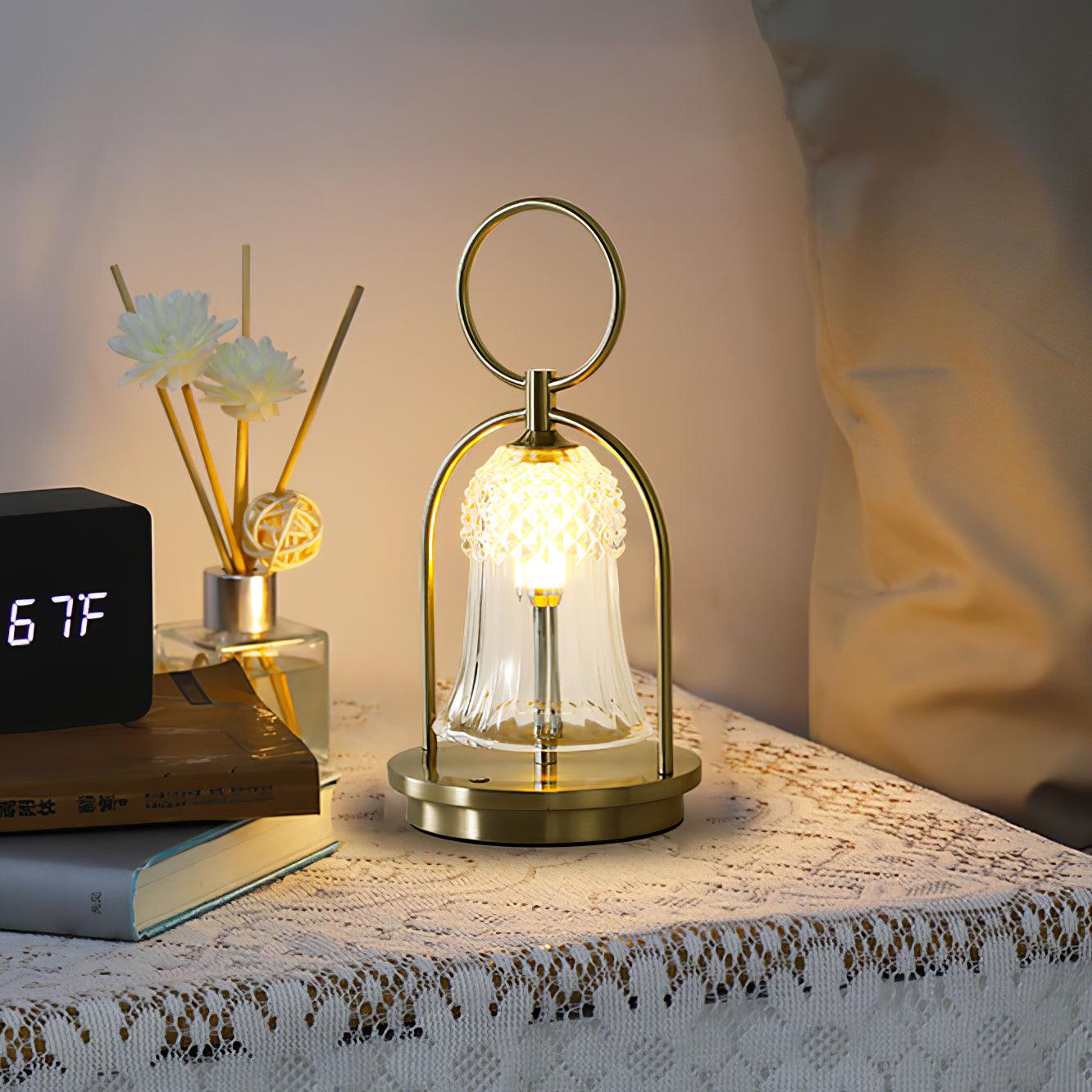 Wind Chime Portable Battery Table Light, Bedside Table Lamp, detail 7