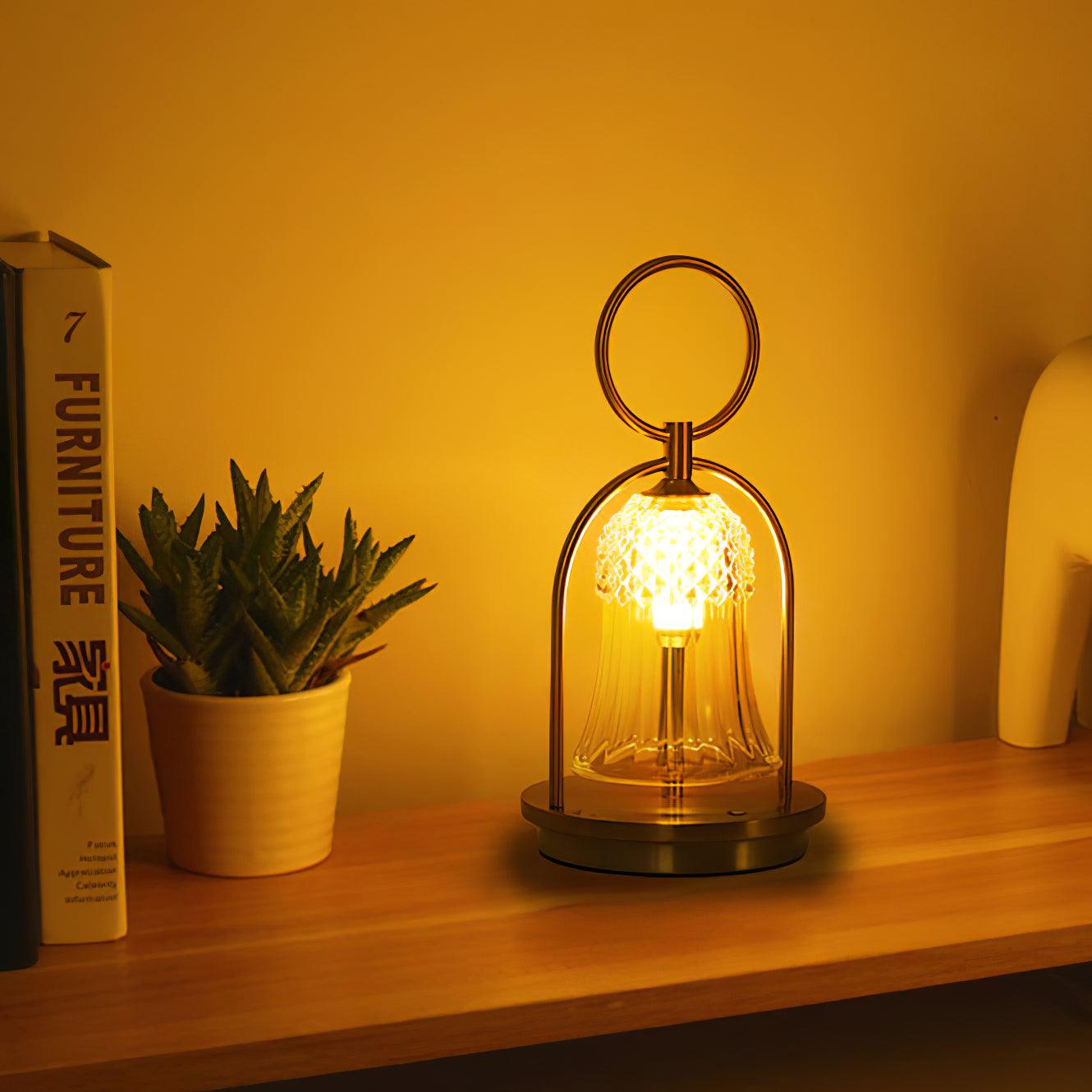 Wind Chime Portable Battery Table Light, Bedside Table Lamp, detail 6