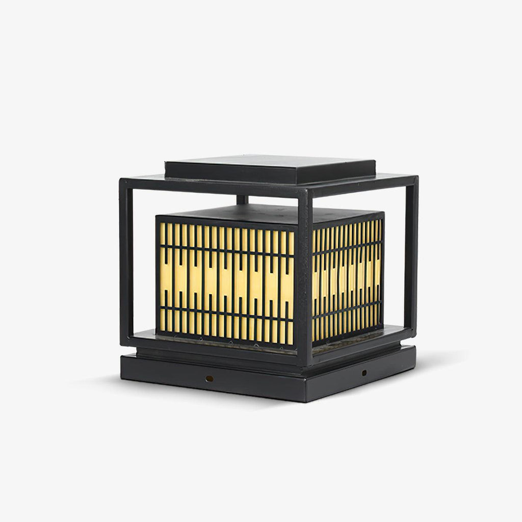 Window Grille Exterior Post Light, Outdoor Wall Light, detail 2