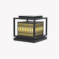 Window Grille Exterior Post Light, Outdoor Wall Light, Metal, L 40cm x W 40cm x H 32cm