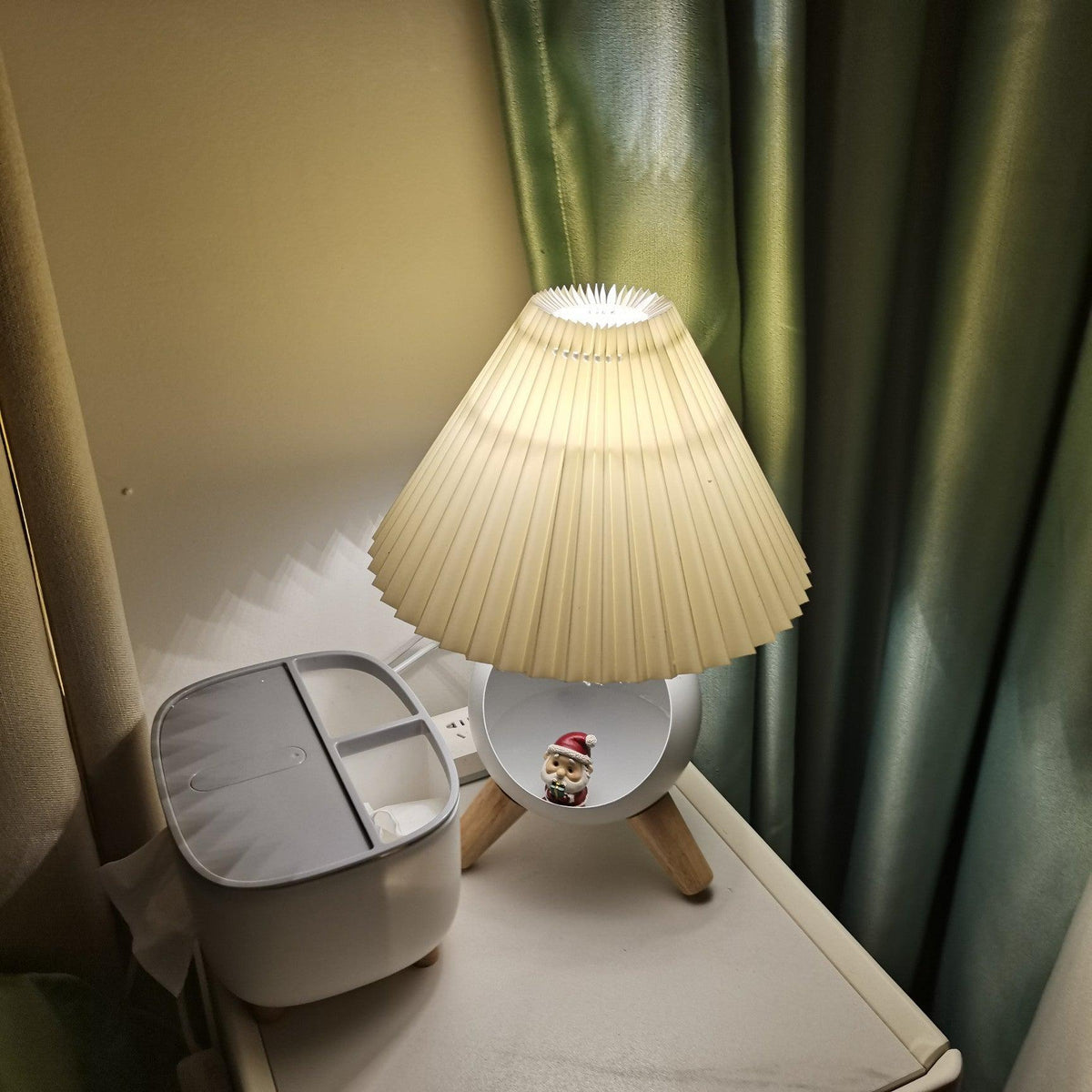 Wood Small Table Light, Bedside Table Lamp, detail 21