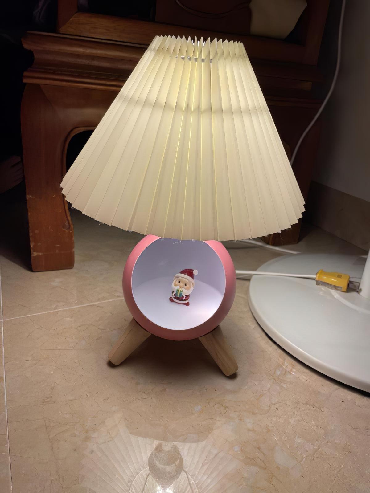 Wood Small Table Light, Bedside Table Lamp, detail 24
