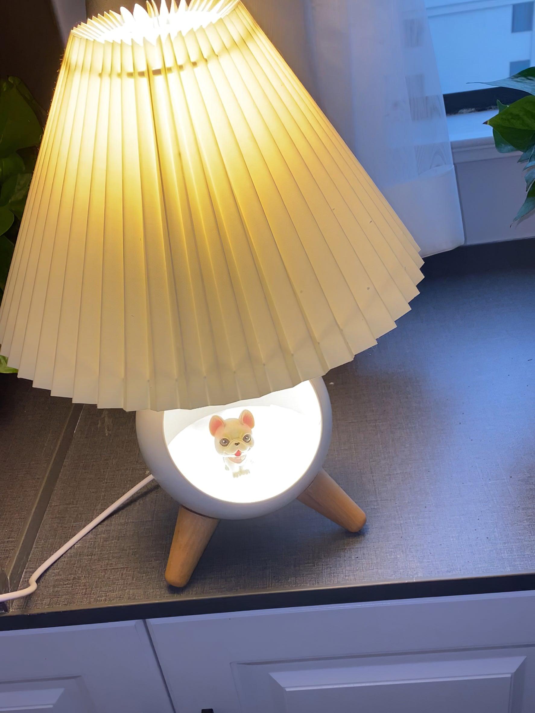 Wood Small Table Light, Bedside Table Lamp, detail 25
