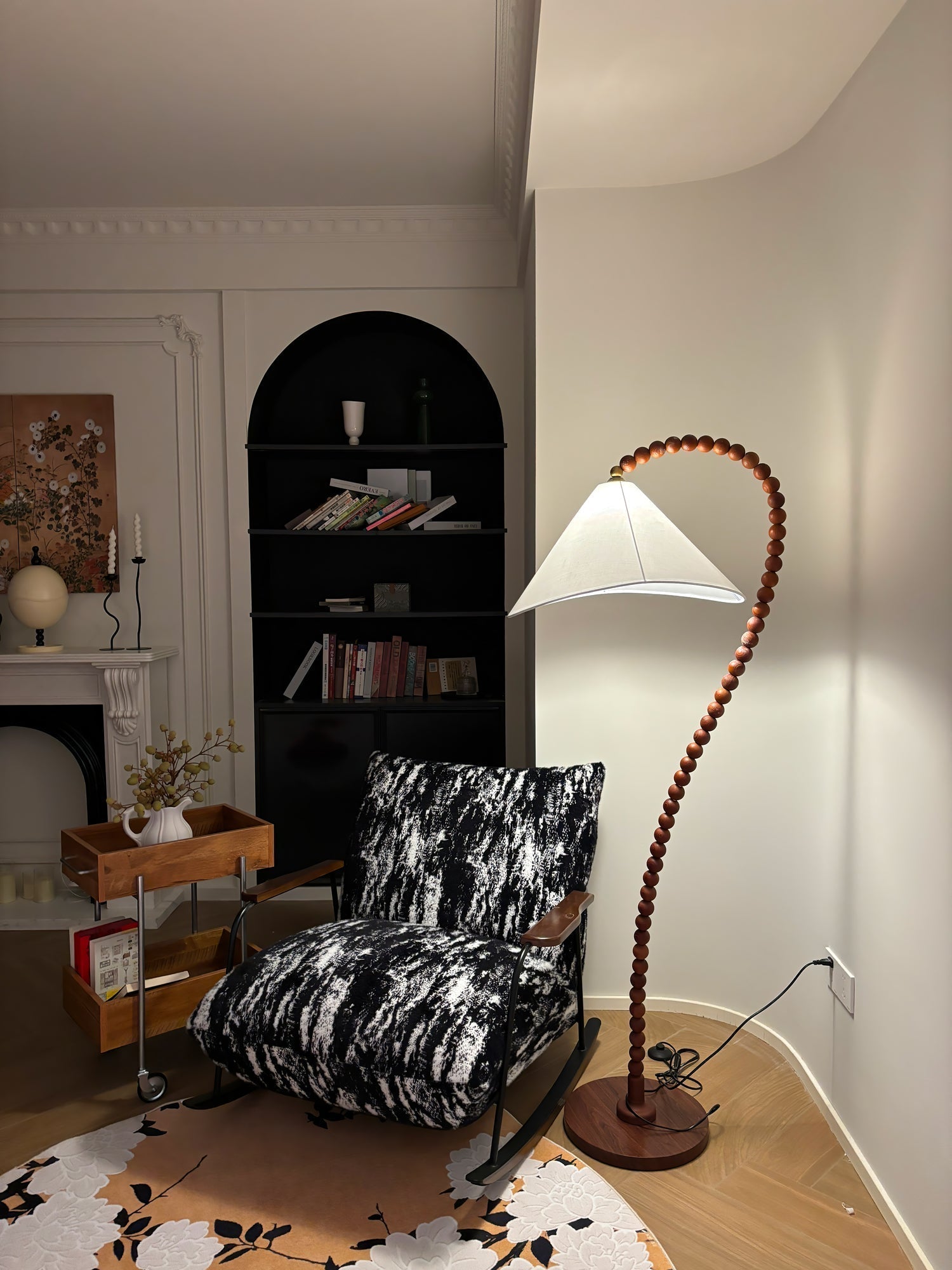 Wooden Bead Floor Light, Floor Lamp, detail 59