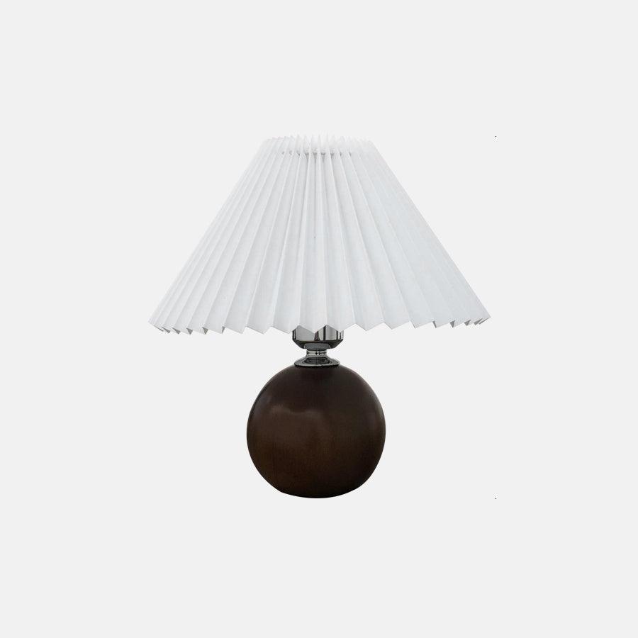 Wooden Pleated Table Light, Bedside Table Lamp, detail 11