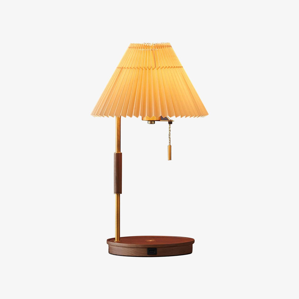 Wooden Retro Table Light, Bedside Table Lamp, detail 4