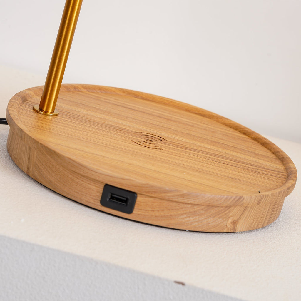 Wooden Retro Table Light, Bedside Table Lamp, detail 35