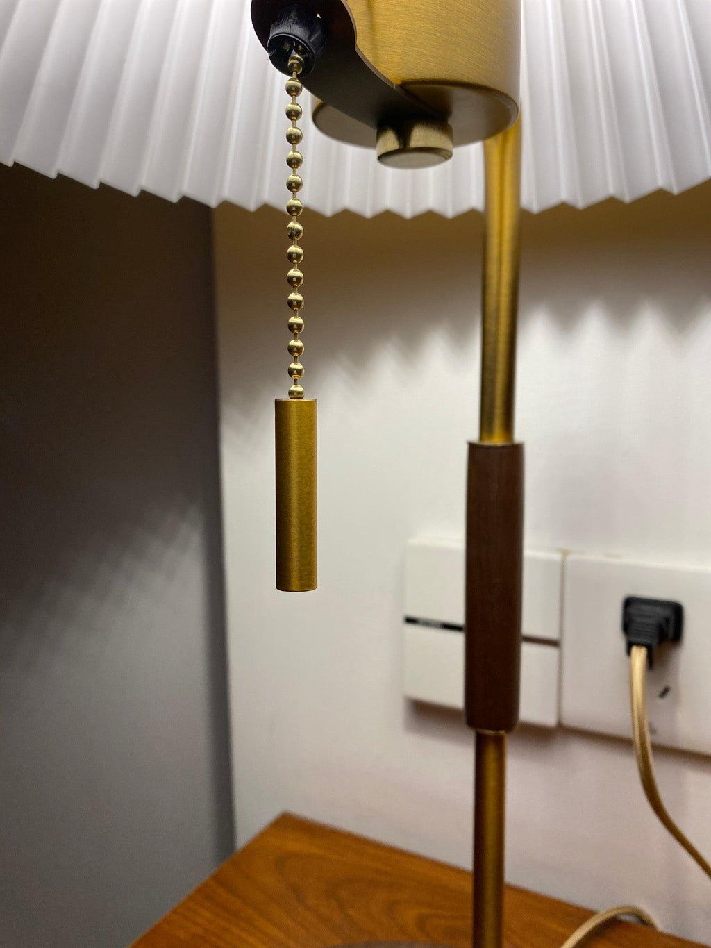 Wooden Retro Table Light, Bedside Table Lamp, detail 29
