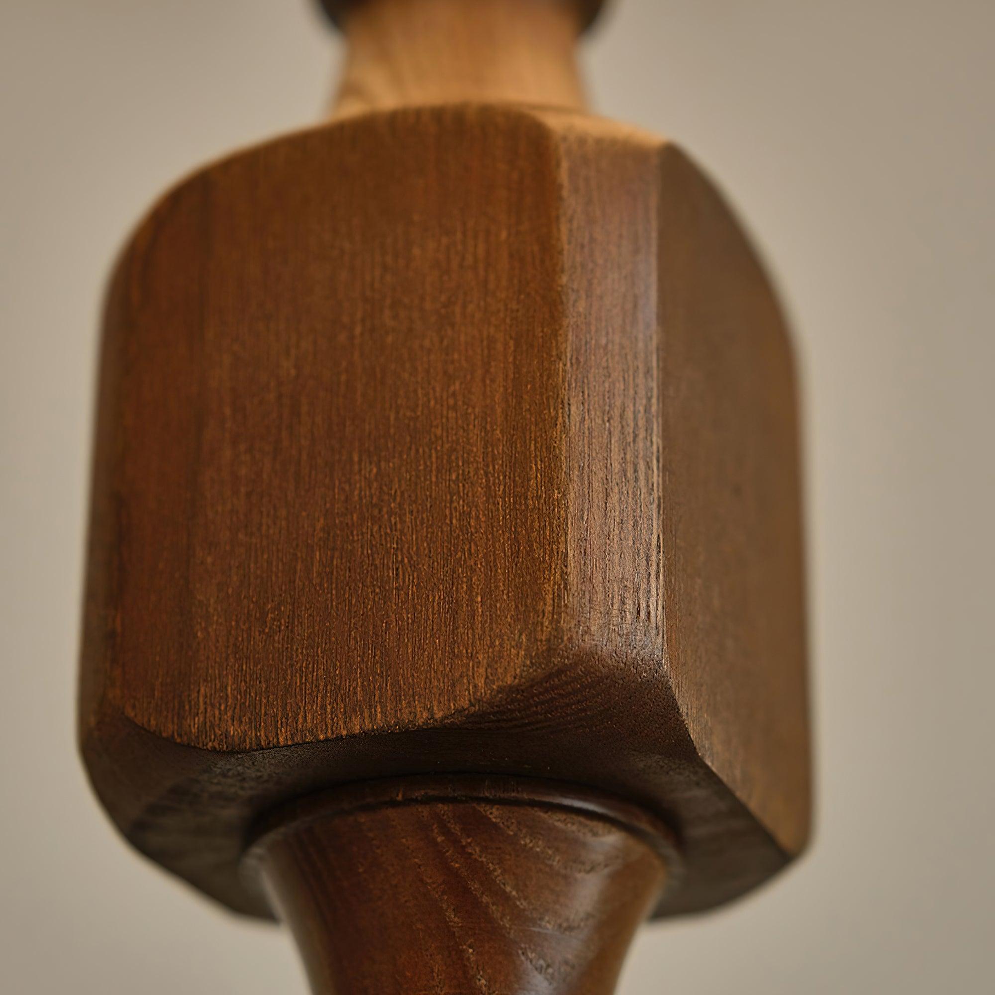 Wooden Square Stack Floor Light 19.7", Floor Lamp, detail 17