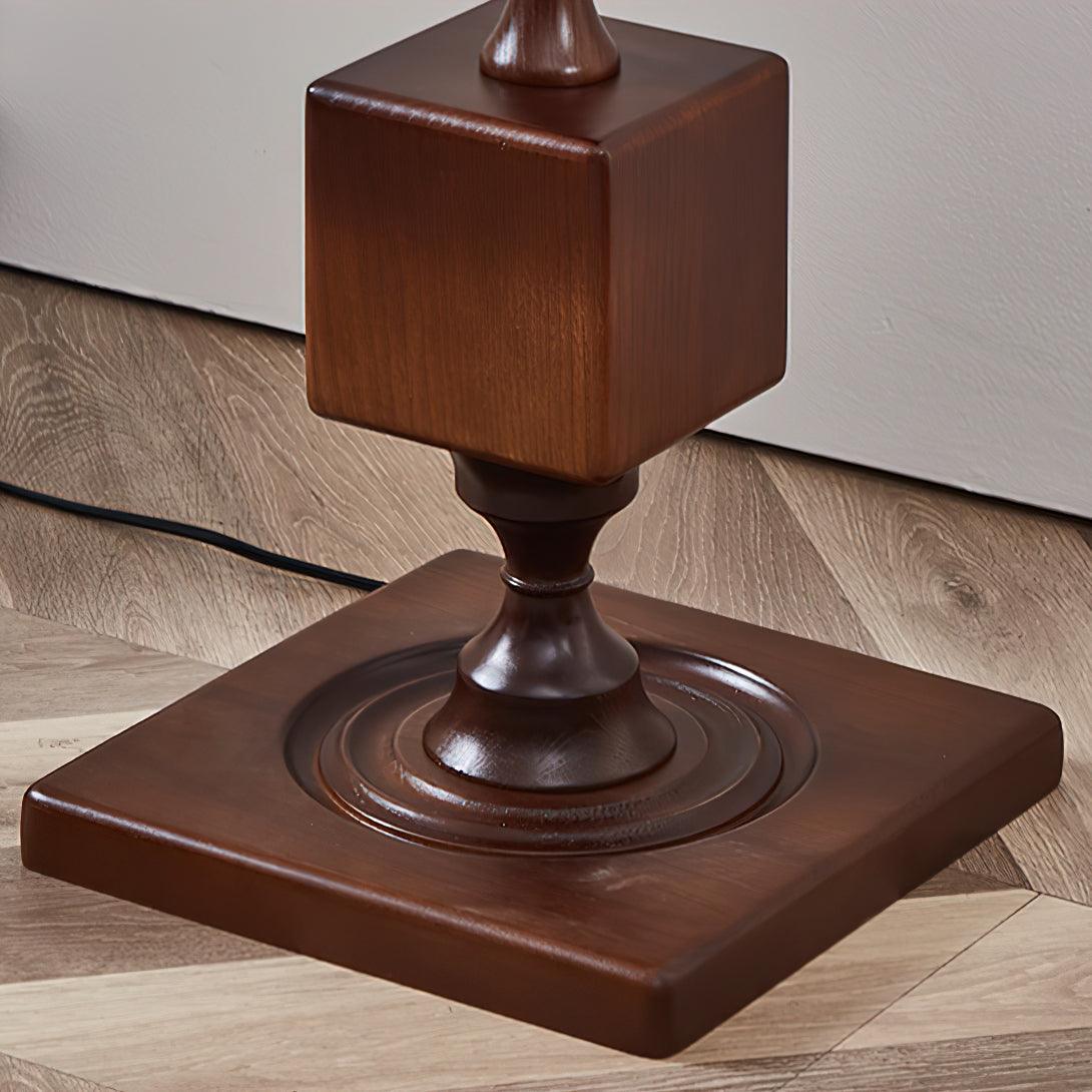 Wooden Square Stack Floor Light 19.7", Floor Lamp, detail 18