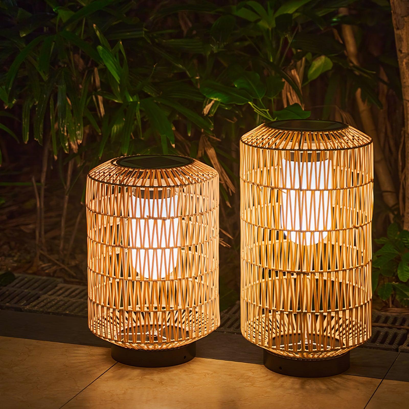 Woven Rattan Exterior Lamp, Outdoor Wall Light, detail 6