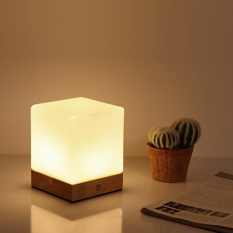 Mini Cube LED Table Light Ambient Lighting, Bedside Table Lamp, detail 3