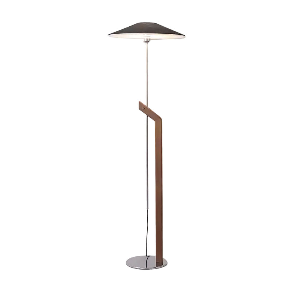 Zen Arc Floor Light 17.7", Floor Lamp, Wood, D45 x H110-200cm