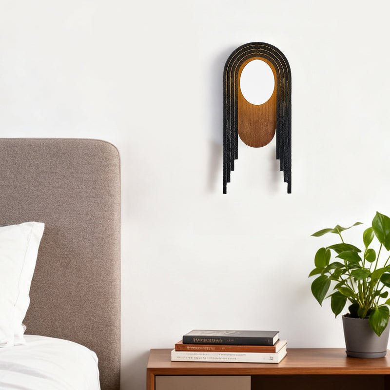 Zenith Art Deco Wall Light, Hardwired Wall Sconce, detail 4