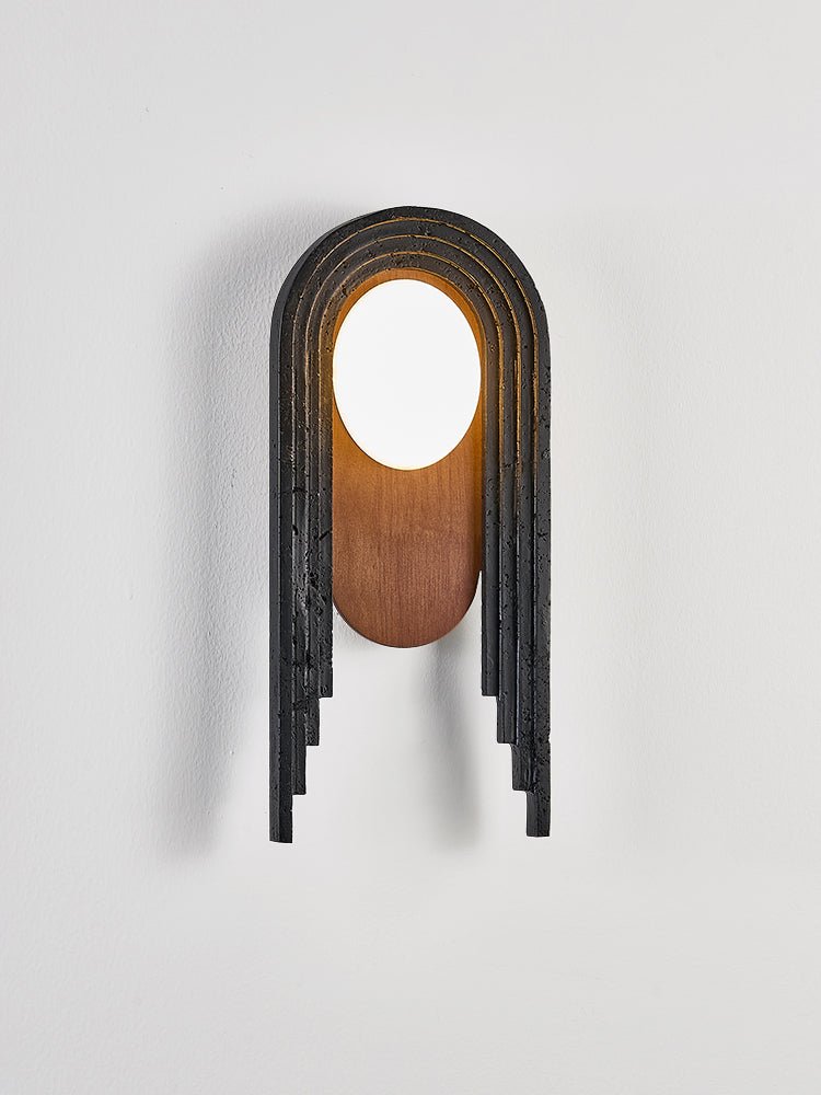 Zenith Art Deco Wall Light, Hardwired Wall Sconce, detail 12