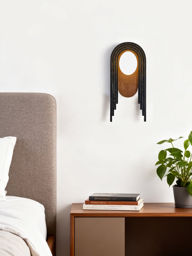 Zenith Art Deco Wall Light, Hardwired Wall Sconce, detail 14