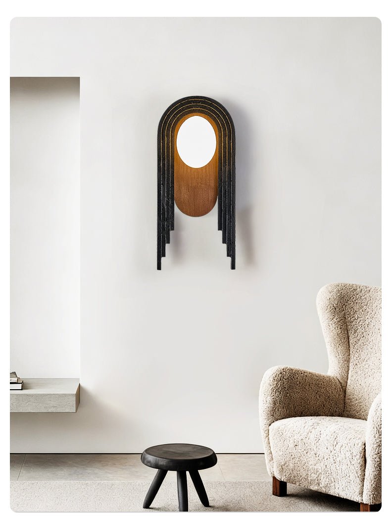 Zenith Art Deco Wall Light, Hardwired Wall Sconce, detail 8