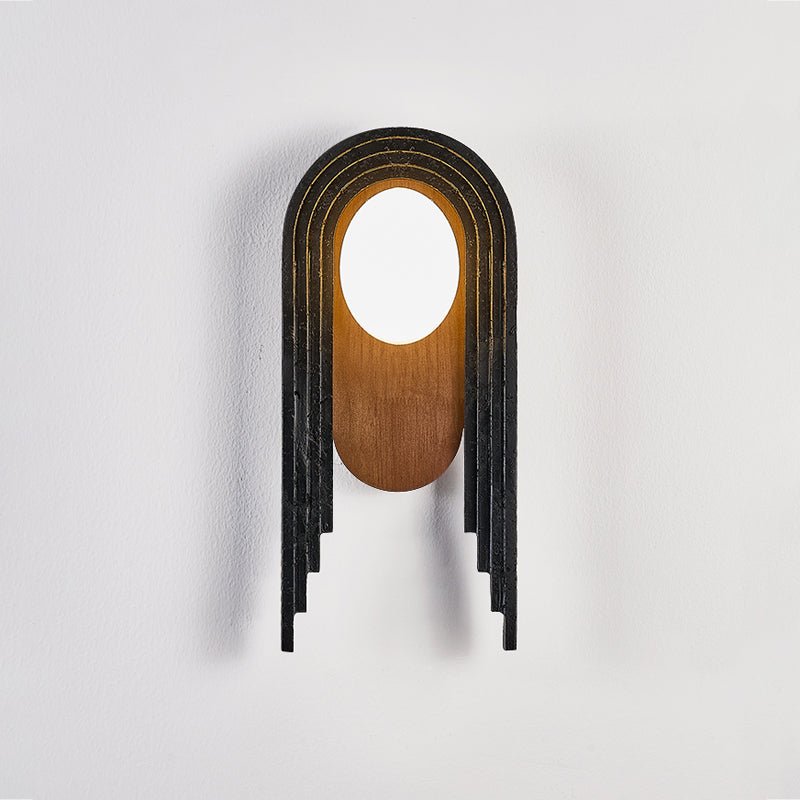 Zenith Art Deco Wall Light, Hardwired Wall Sconce, detail 10
