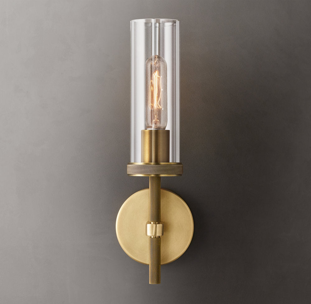 Lambeth Knurled Wall Light, Bathroom Wall Sconce, detail 5