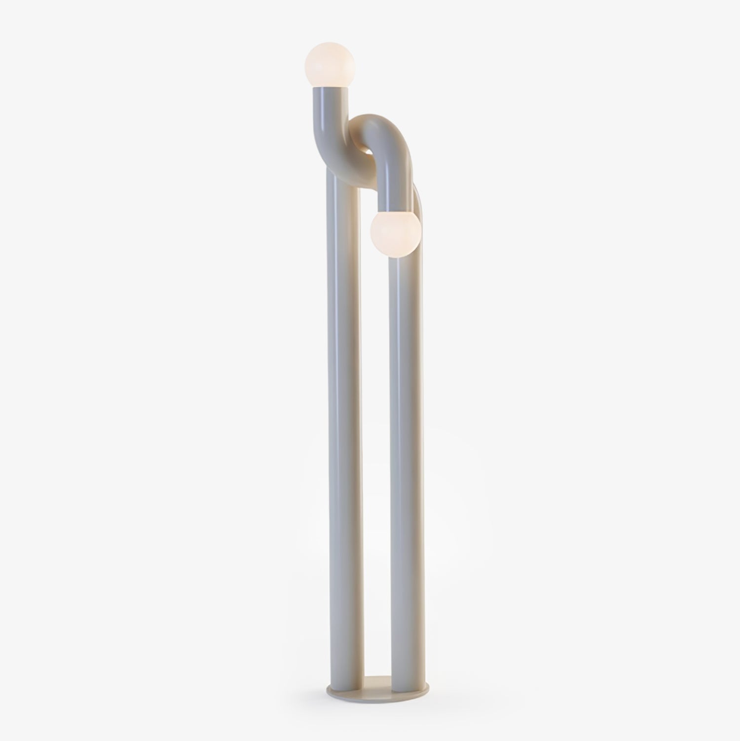 Loopi Floor Light, Floor Lamp, Metal, Dia 25cm x H 158cm