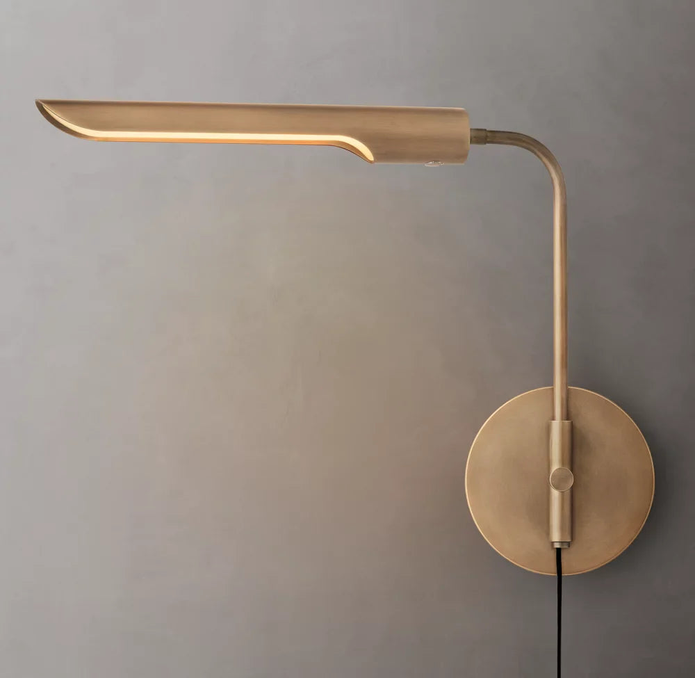 Quinton Task Wall Light, Plug-In Wall Sconce, detail 5