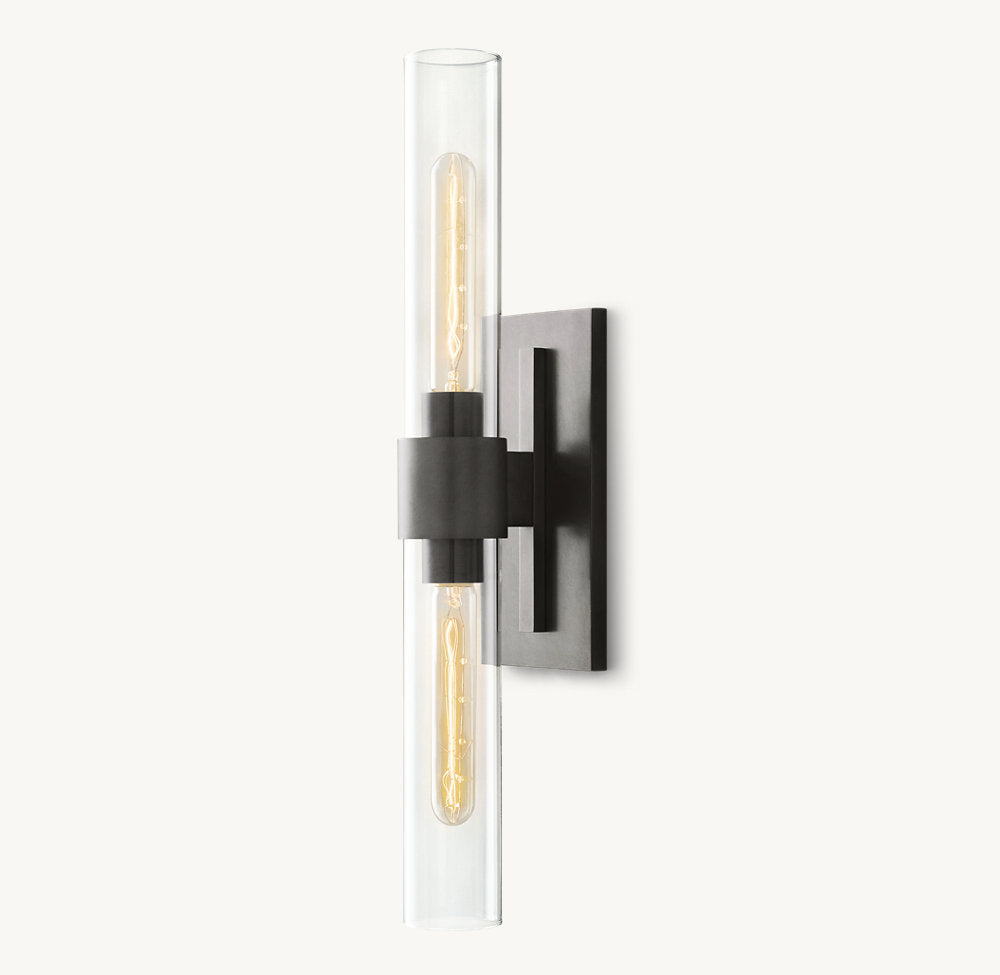 Ravelle Linear Wall Light, Bathroom Wall Sconce, detail 15