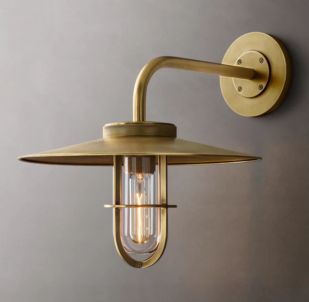 Utilitaire Barn Exterior Sconce, Outdoor Wall Light, 14"W x 18"D