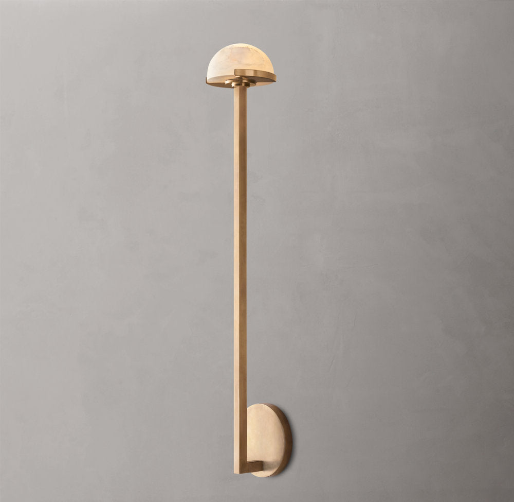 Pedra Grand Wall Light, Bedroom Wall Sconce, Dimensions Overall: 4"