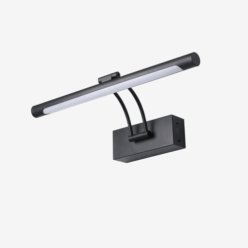 Arcbeam Adjustable Rechargeable Wall Light, Bathroom Wall Sconce, Metal, L 40cm x H 20cm x Depth 15cm