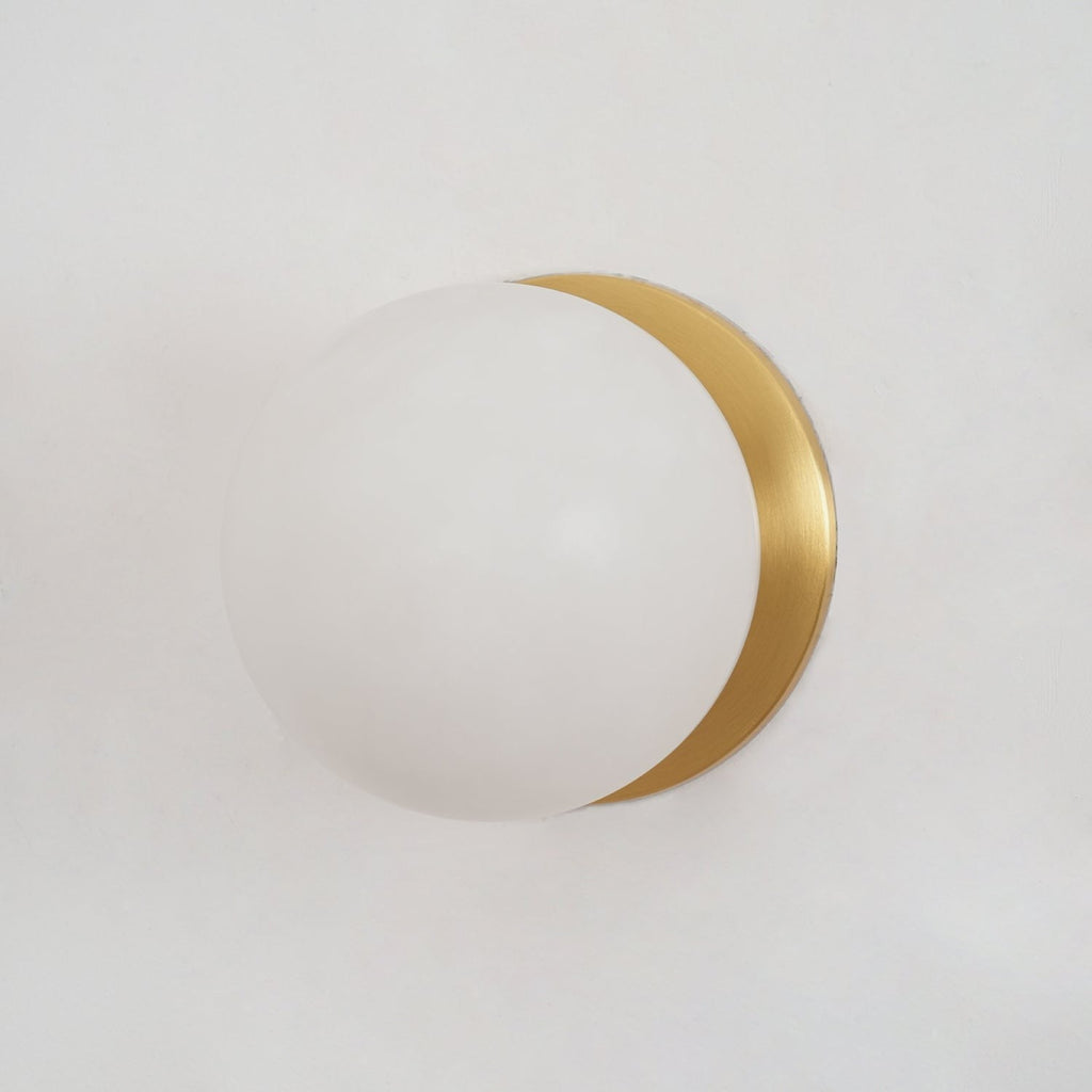 Alabaster Glow Mini Orb Wall Light, Bathroom Wall Sconce, detail 26